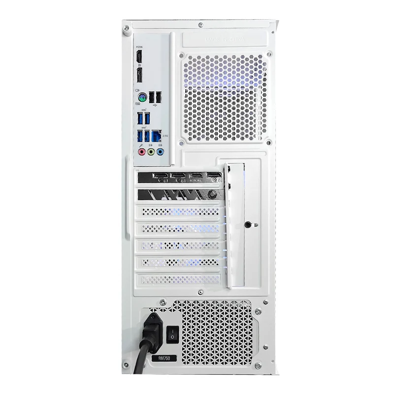 Sigma DK150 Luxury White Desktop Gaming PC | AMD Ryzen 5 5500 | 16GB RAM | 500GB SSD | RTX 4060 | Windows 11 Pro