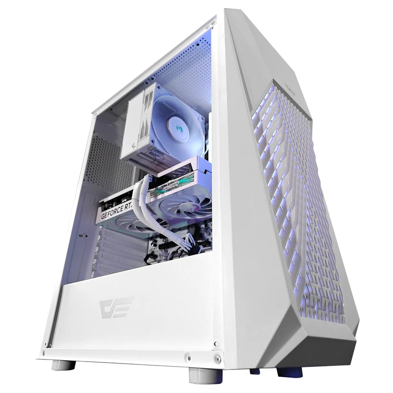 Sigma DK150 Luxury White Desktop Gaming PC | AMD Ryzen 5 5500 | 16GB RAM | 500GB SSD | RTX 4060 | Windows 11 Pro
