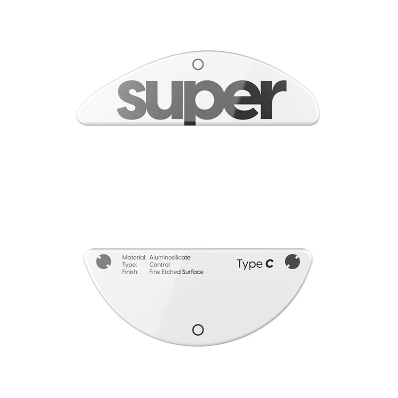 Pulsar Superglide Glass Skates for X3 Series Type-C Right Handed (White) (Right Handed, Left Handed) (PX3SGW2, PX3LSGW2)