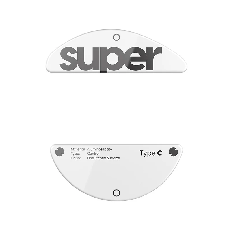 Pulsar Superglide Glass Skates for X3 Series Type-C Right Handed (White) (Right Handed, Left Handed) (PX3SGW2, PX3LSGW2)