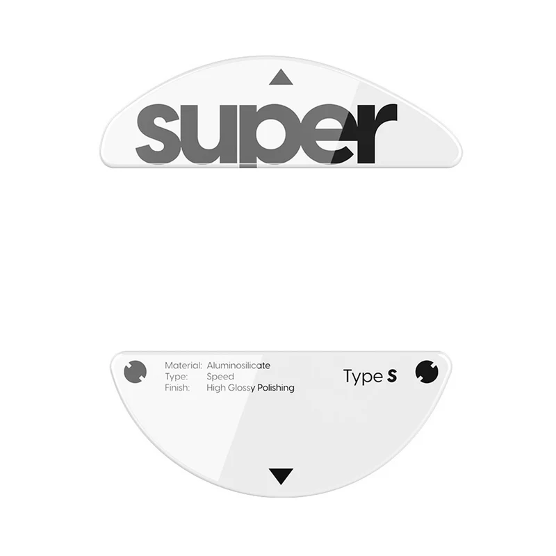 Pulsar Superglide Glass Skates for X3 Series Type-S (White) (Right Handed, Left Handed) (PX3SGW, PX3LSGW)