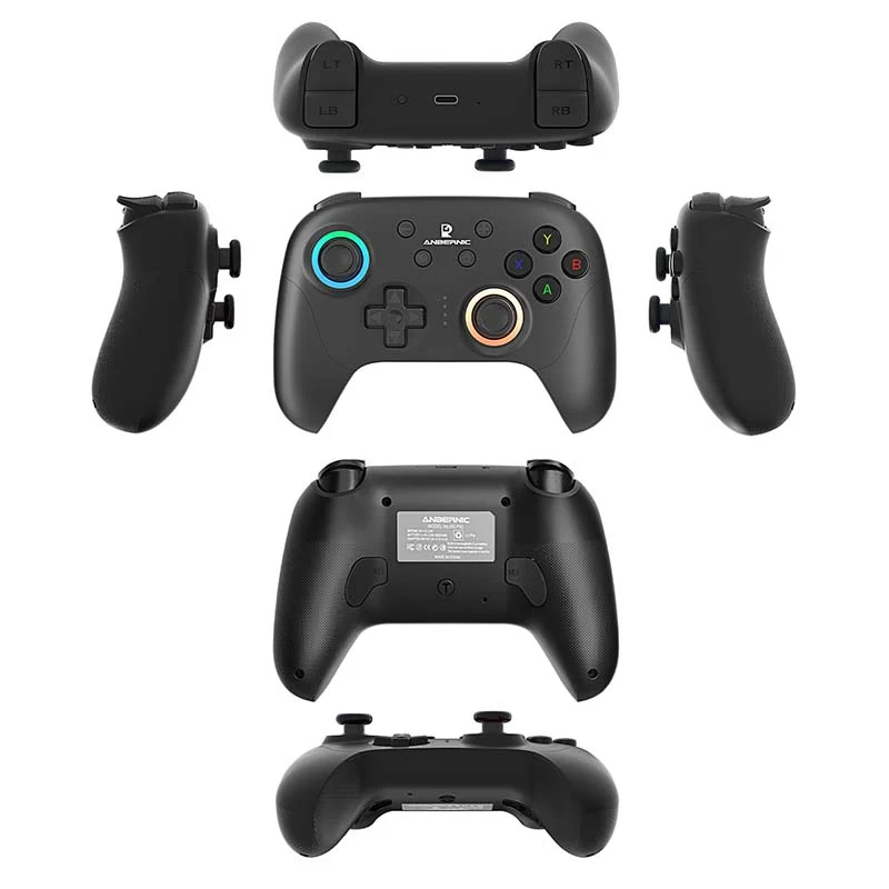 Anbernic RG P01 Tri-Mode Game Controller for PC/ Steam/ Switch/ Android/ iOS (Black, Beige White, Radiant Purple)