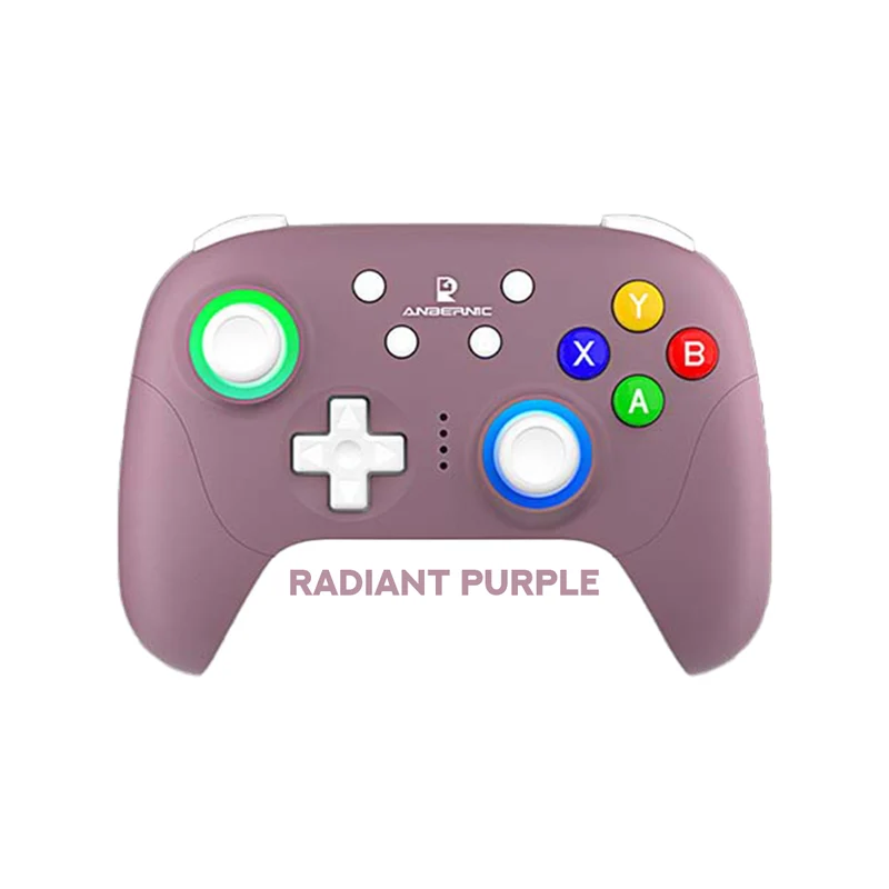 Anbernic RG P01 Tri-Mode Game Controller for PC/ Steam/ Switch/ Android/ iOS (Black, Beige White, Radiant Purple)