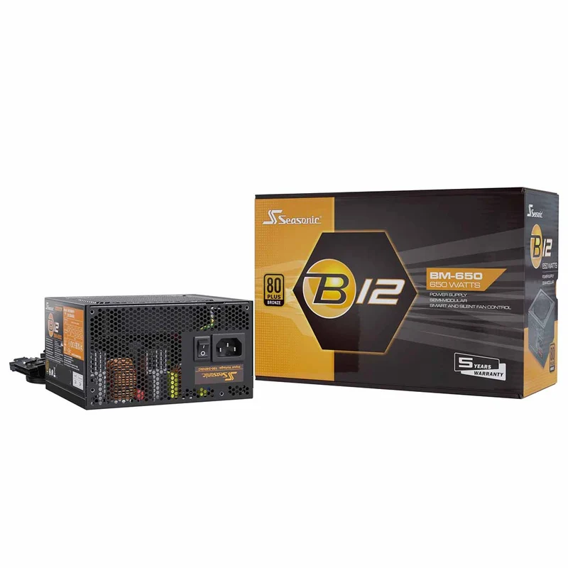 Seasonic B12 BM-650 650W 80+ Bronze Semi-Modular Power Supply