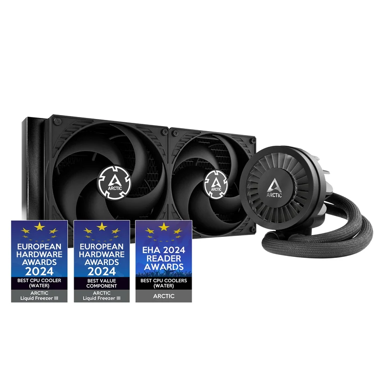 Arctic Liquid Freezer III 280 Multi Compatible AIO CPU Water Cooler (Black) (ACFRE00135A)