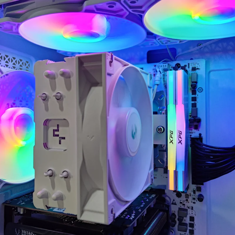 Alpha Reyna White V2 Desktop Gaming PC | AMD Ryzen 5 5500 | 16GB RAM | 512GB SSD | RTX 4060 | Windows 11 Pro