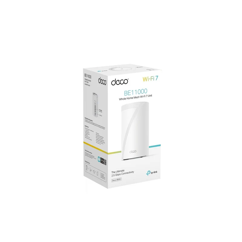 TP-Link Deco BE65 BE11000 Whole Home Mesh WiFi 7 System (1-Pack, 2-Pack, 3-Pack)