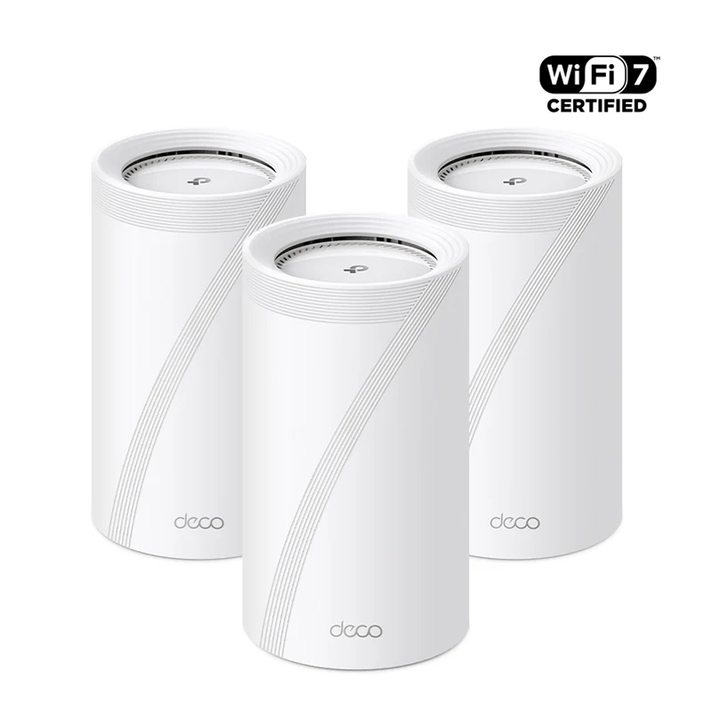 TP-Link Deco BE85 BE22000 Tri-Band Whole Home Mesh WiFi 7 System (1-Pack, 2-Pack, 3-Pack)