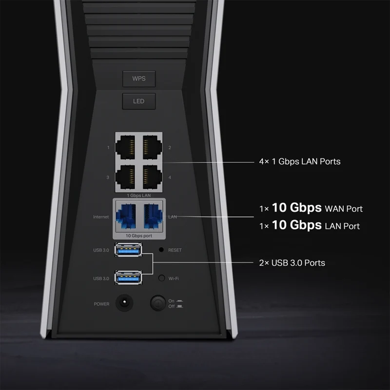 TP-Link Archer BE805 BE19000 Tri-Band Wi-Fi 7 Router