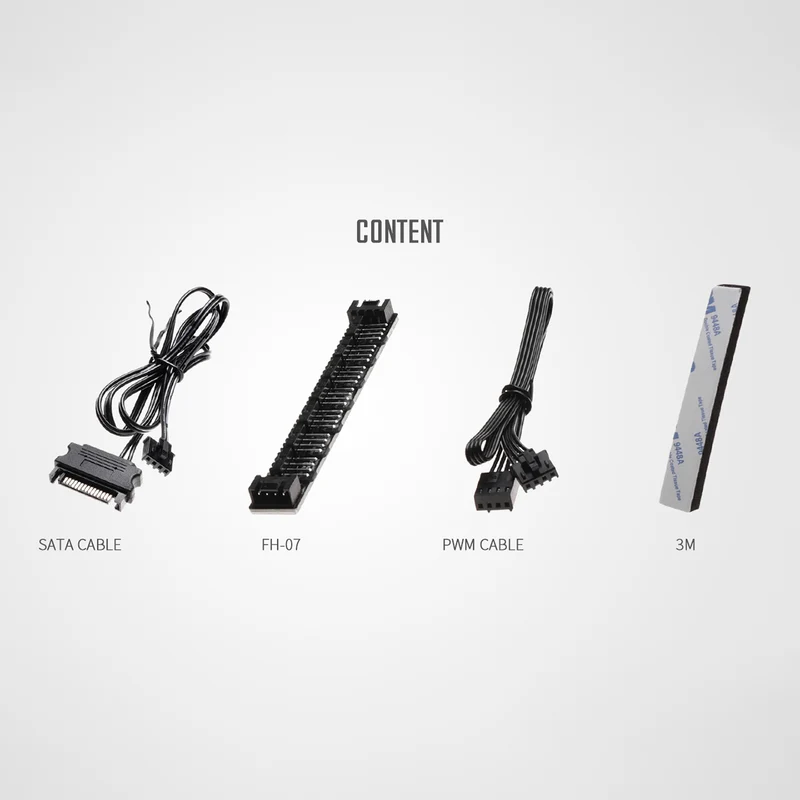 ID-Cooling FH-07 7-Port PWM Hub With SATA Power