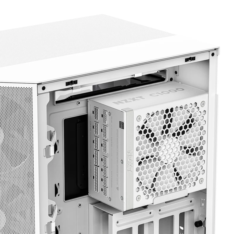 NZXT C1000 Gold 1000W 80+ Gold Fully Modular Low-Noise ATX 3.1 Power Supply (Matte White) (PA-0G2BW-US)