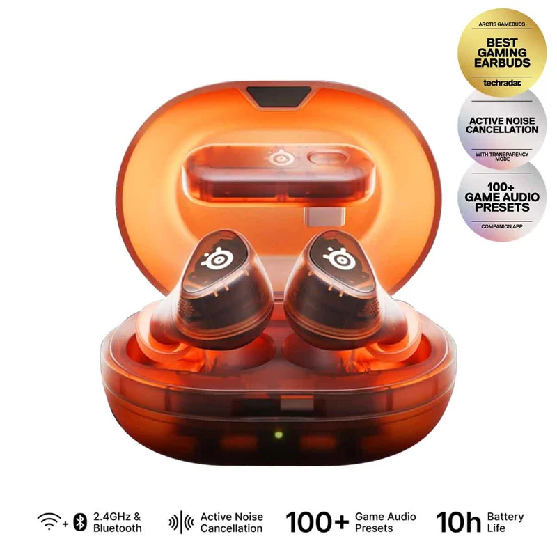 SteelSeries Arctis Gamebuds for Playstation (Match, Yuzu, Black, Glorange, White)