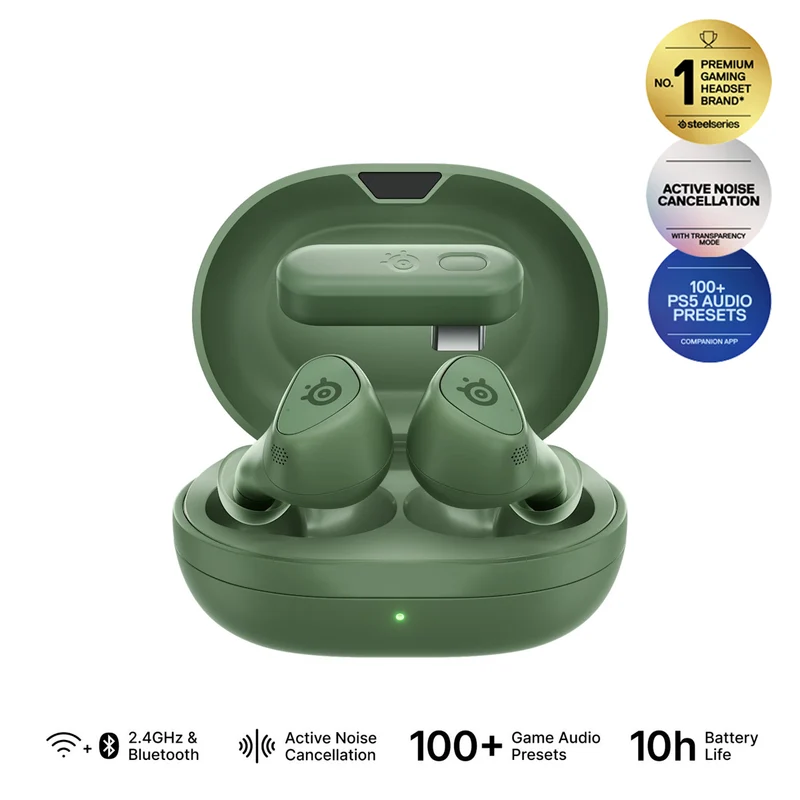 SteelSeries Arctis Gamebuds for Playstation (Match, Yuzu, Black, Glorange, White)