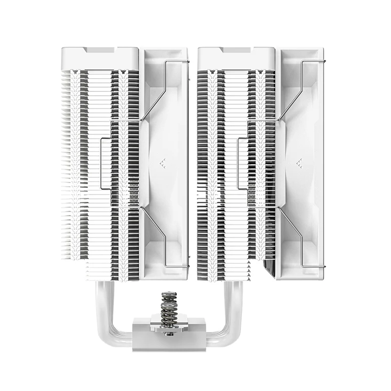 Deepcool AG620 Digital WH ARGB Dual-Tower CPU Cooler With A Temperature Display (White) (R-AG620-WHADMN-G-2)