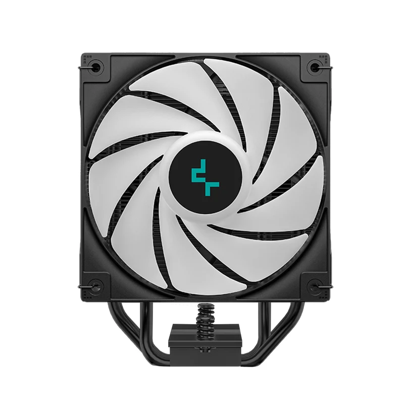 Deepcool AG400 Digital ARGB Single Tower CPU Cooler With A Temperature Display (Black, White) (R-AG400-BKADMN-G-1, R-AG400-WHADMN-G-1)