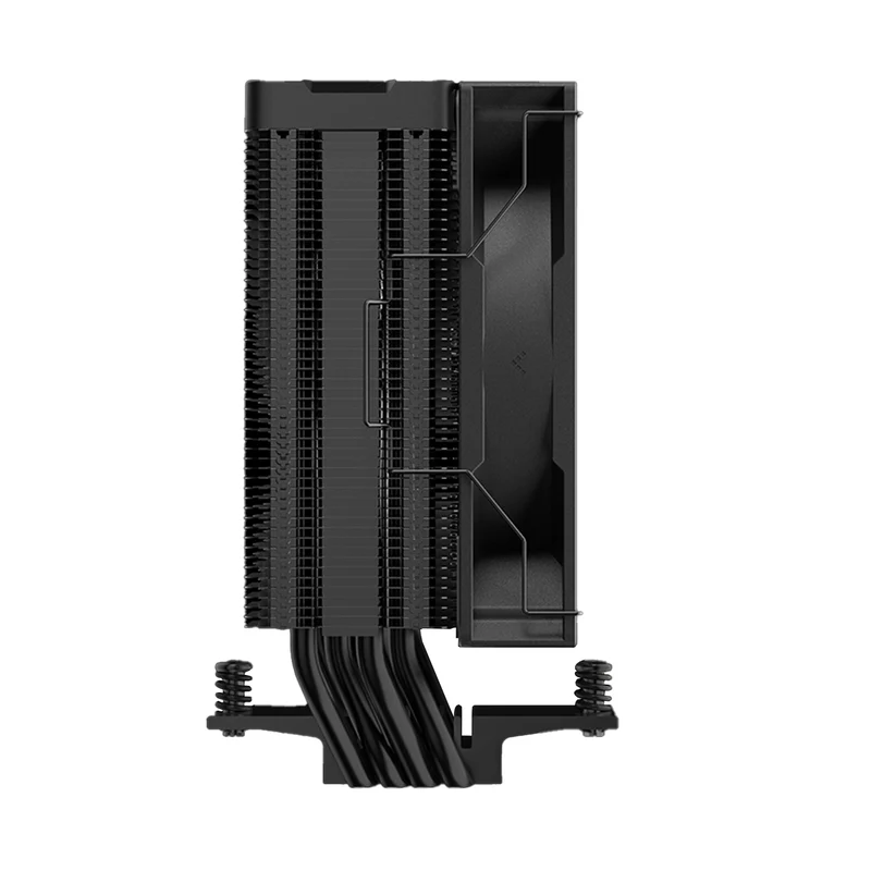 Deepcool AG400 Digital ARGB Single Tower CPU Cooler With A Temperature Display (Black, White) (R-AG400-BKADMN-G-1, R-AG400-WHADMN-G-1)