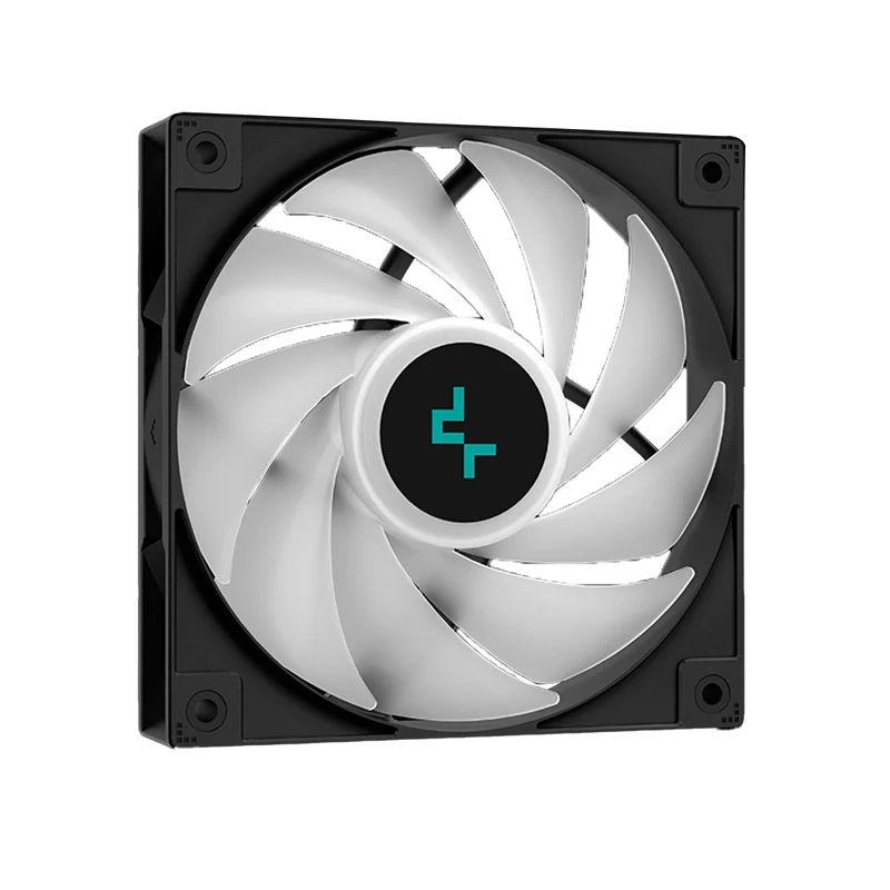 Deepcool AG400 Digital ARGB Single Tower CPU Cooler With A Temperature Display (Black, White) (R-AG400-BKADMN-G-1, R-AG400-WHADMN-G-1)