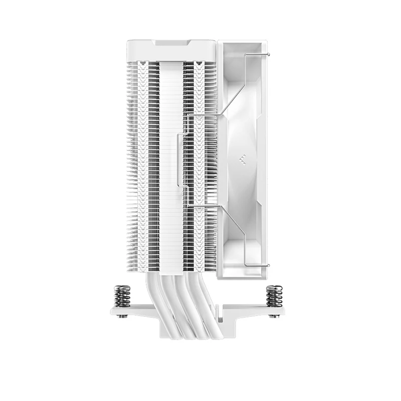 Deepcool AG400 Digital ARGB Single Tower CPU Cooler With A Temperature Display (Black, White) (R-AG400-BKADMN-G-1, R-AG400-WHADMN-G-1)