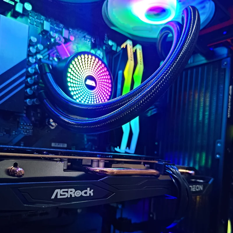 Sigma Pollux Black Desktop Gaming PC | AMD Ryzen 5 7500F | 16GB RAM | 1TB SSD | RX 7600 | Windows 11 Pro
