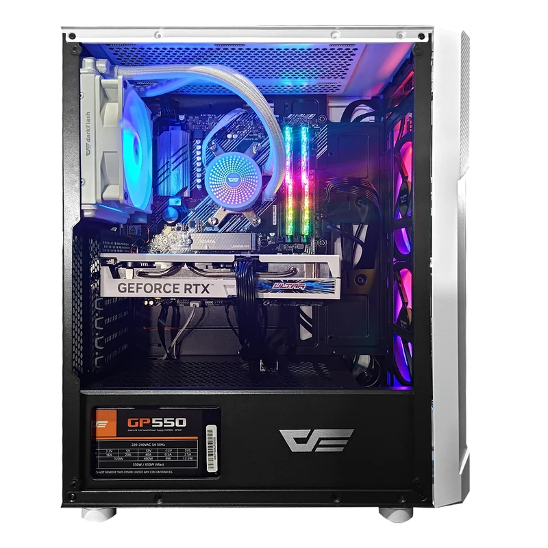 Sigma Pollux White Desktop Gaming PC | AMD Ryzen 5 5600X | 16GB RAM | 1TB SSD | RTX 4060 | Windows 11 Pro