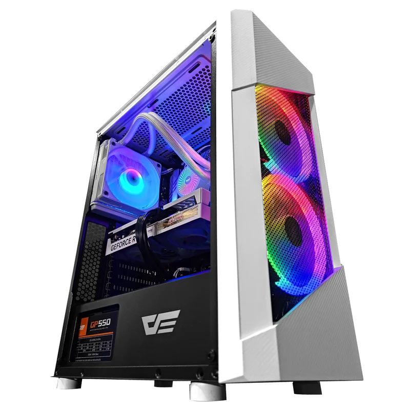 Sigma Pollux White Desktop Gaming PC | AMD Ryzen 5 5600X | 16GB RAM | 1TB SSD | RTX 4060 | Windows 11 Pro