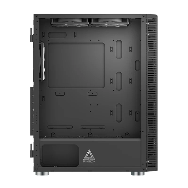 Montech X3 Mesh Mid Tower PC Case (Black, White)