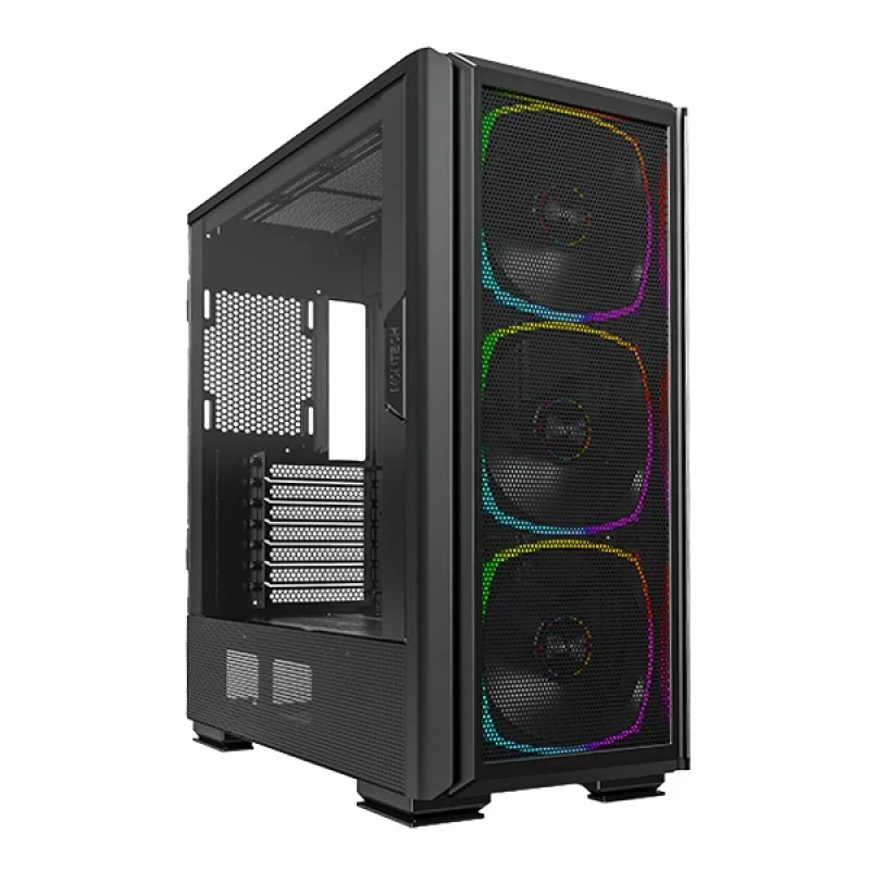 Montech Sky Two GX Mid Tower E-ATX PC Case (Black, White)