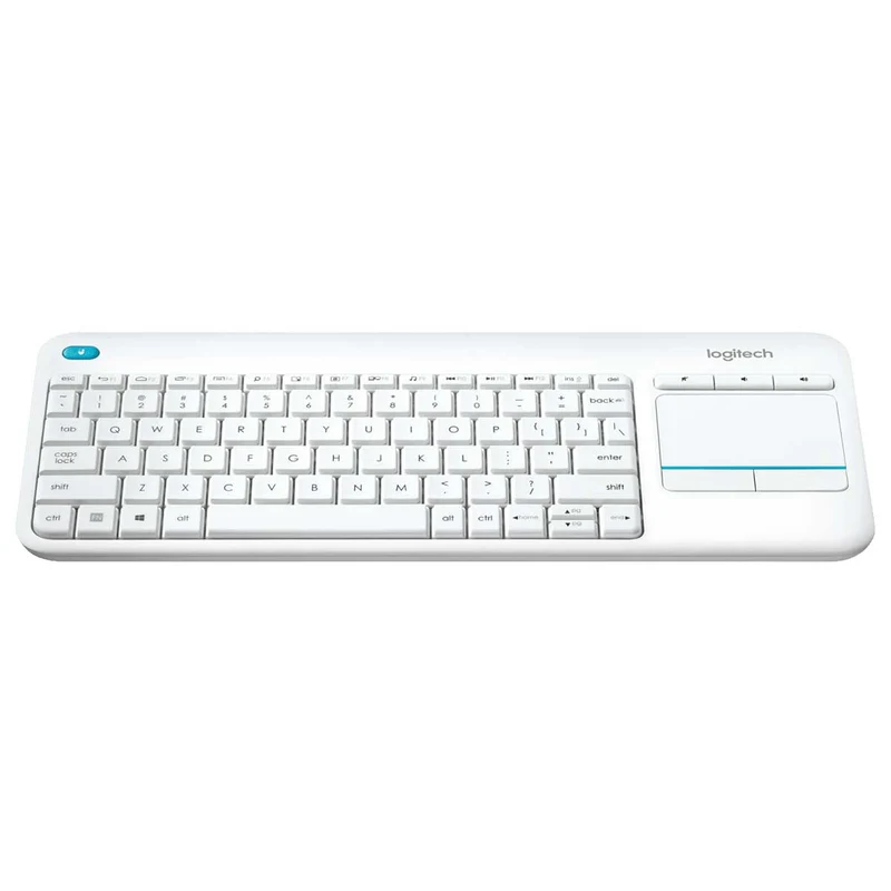 Logitech K400 Plus Wireless Touch Keyboard (White)