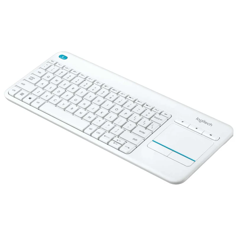 Logitech K400 Plus Wireless Touch Keyboard (White)