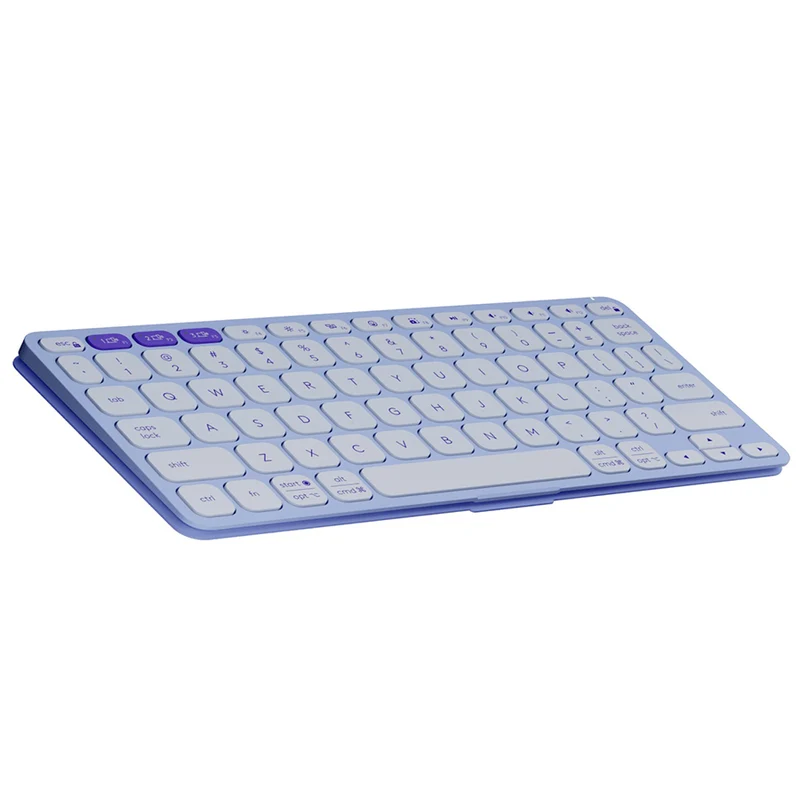 Logitech Keys-To-Go 2 Ultra Portable Wireless Keyboard With Cover (Graphite, Pale Gray, Lilac)