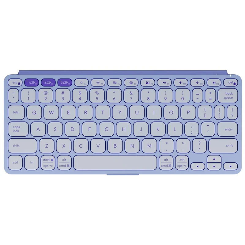 Logitech Keys-To-Go 2 Ultra Portable Wireless Keyboard With Cover (Graphite, Pale Gray, Lilac)