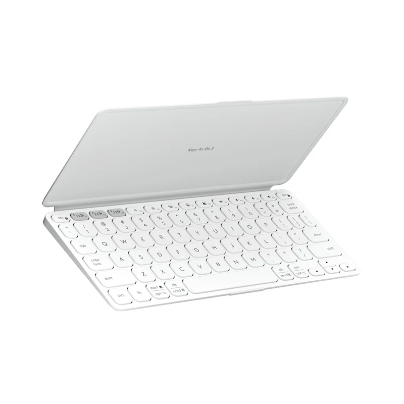 Logitech Keys-To-Go 2 Ultra Portable Wireless Keyboard With Cover (Graphite, Pale Gray, Lilac)