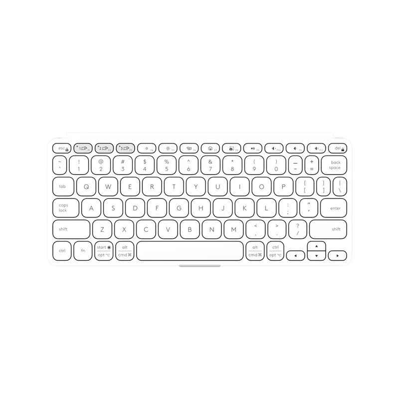 Logitech Keys-To-Go 2 Ultra Portable Wireless Keyboard With Cover (Graphite, Pale Gray, Lilac)