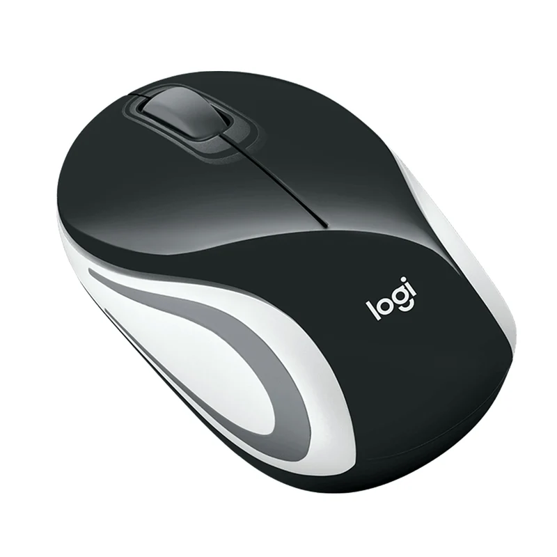 Logitech M187 Wireless Ultra Portable Mouse (Black)