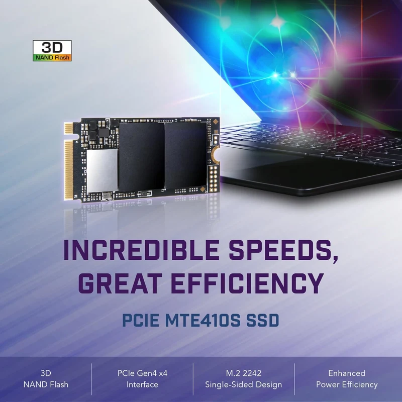 Transcend 410S M.2 2242 PCIe Gen4 x4 Internal SSD (256GB, 512GB, 1TB, 2TB) (TS256GMTE410S, TS512GMTE410S,TS1TMTE410S, TS2TMTE410S)