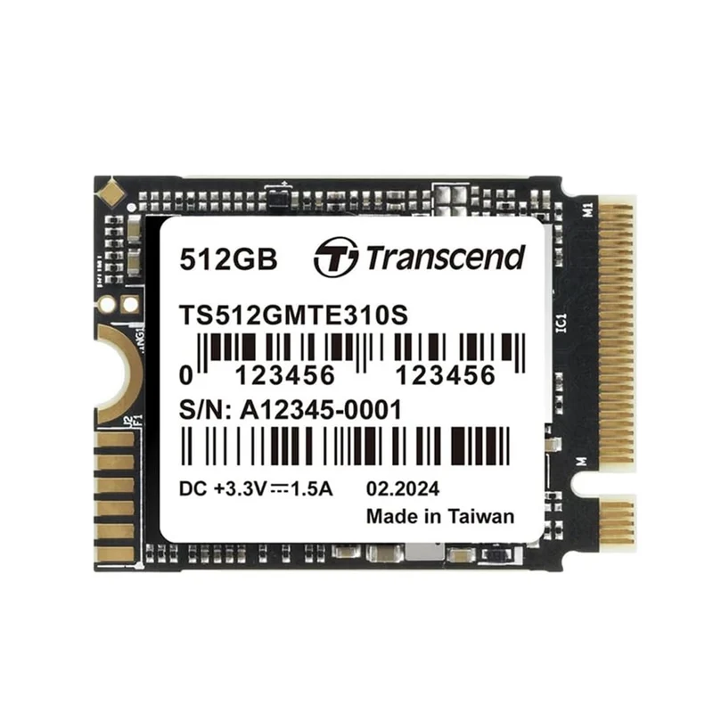 Transcend 310S M.2 2230 PCIe Gen4 x4 Internal SSD (512GB, 1TB, 2TB), (TS512GMTE310S, TS1TMTE310S, TS2TMTE310S)