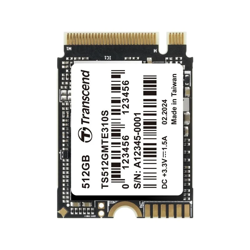 Transcend 310S M.2 2230 PCIe Gen4 x4 Internal SSD (512GB, 1TB, 2TB), (TS512GMTE310S, TS1TMTE310S, TS2TMTE310S)