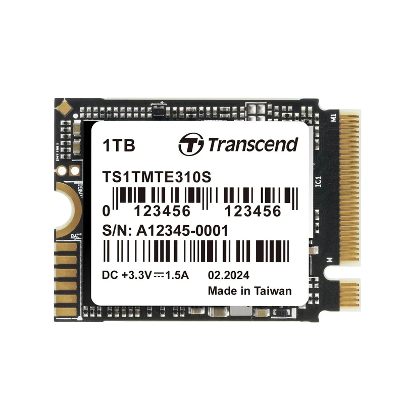 Transcend 310S M.2 2230 PCIe Gen4 x4 Internal SSD (512GB, 1TB, 2TB), (TS512GMTE310S, TS1TMTE310S, TS2TMTE310S)