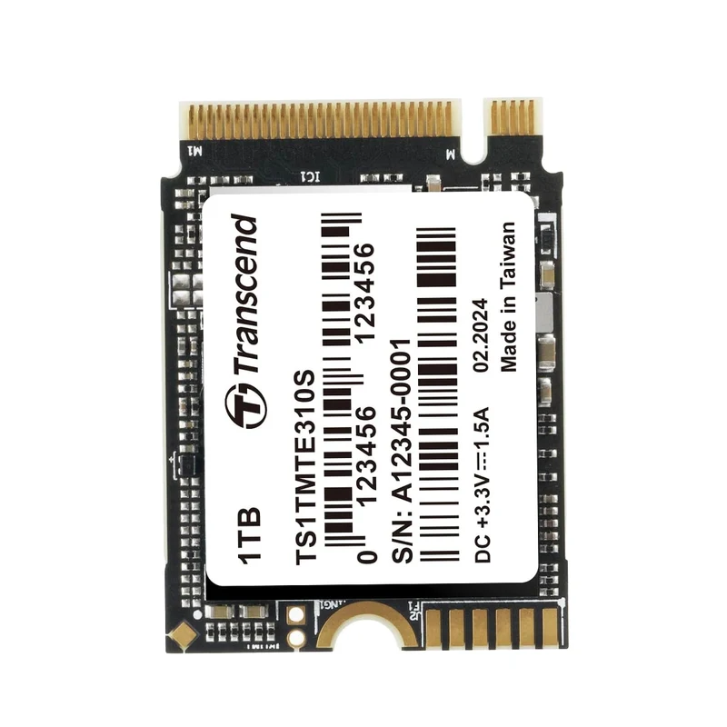 Transcend 310S M.2 2230 PCIe Gen4 x4 Internal SSD (512GB, 1TB, 2TB), (TS512GMTE310S, TS1TMTE310S, TS2TMTE310S)