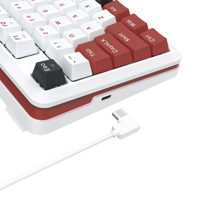 Redragon Stormhunter Wired 81+1 Keys Rapid Trigger Mechanical Magnetic Switch Keyboard (White) (K721WRB-RGB)