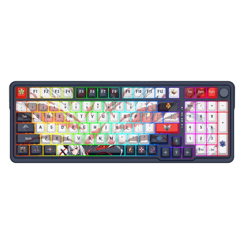 Redragon Eisa Pro SE Anime 3 Modes 98-Key Hot-Swappable RGB Mechanical Keyboard (Hi-Fi Linear Switch) (K686AK-RGB-Pro)