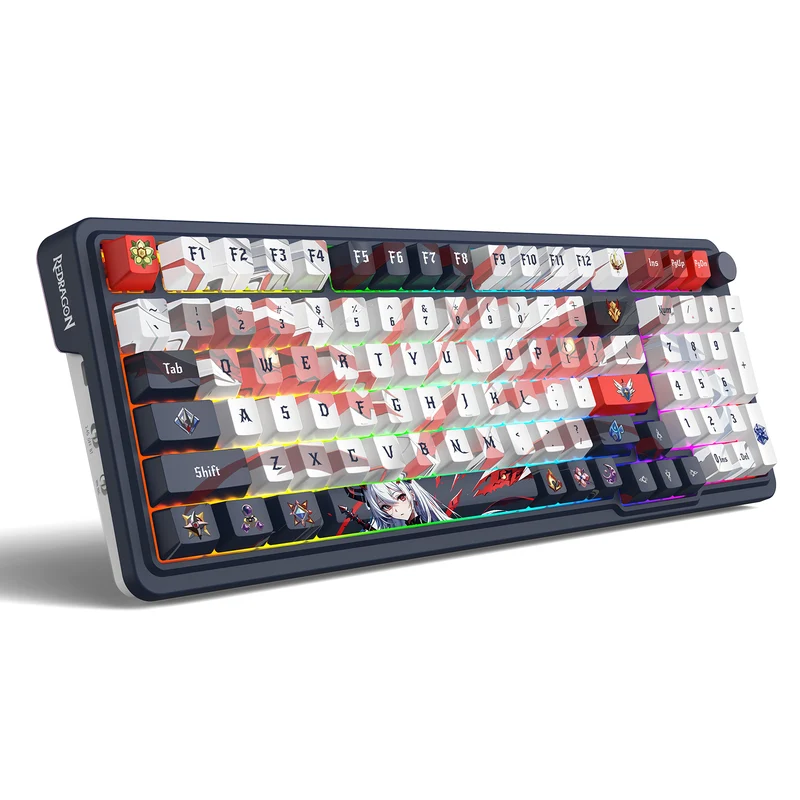 Redragon Eisa Pro SE Anime 3 Modes 98-Key Hot-Swappable RGB Mechanical Keyboard (Hi-Fi Linear Switch) (K686AK-RGB-Pro)
