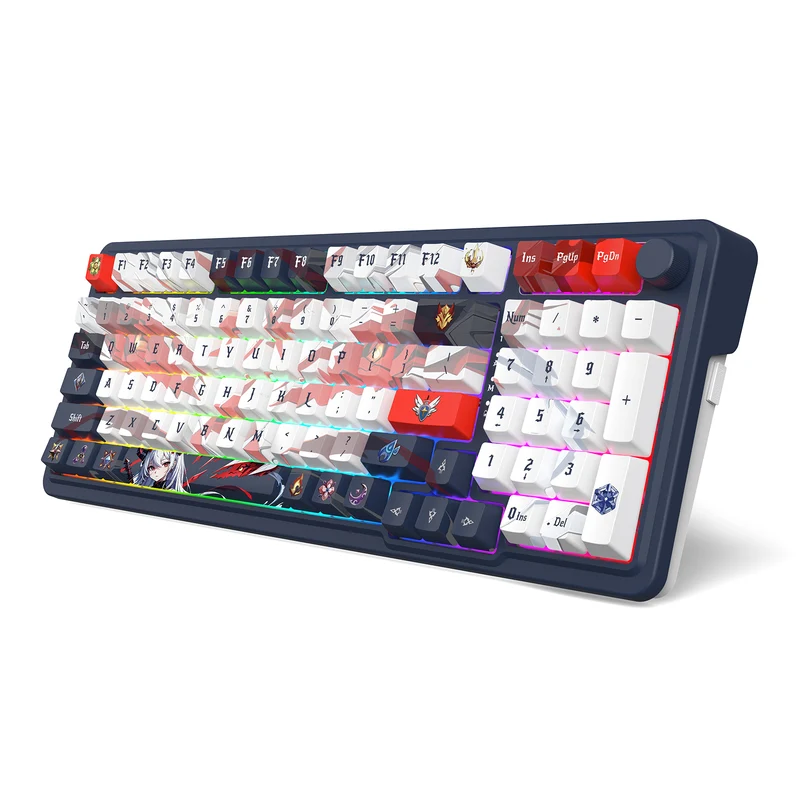 Redragon Eisa Pro SE Anime 3 Modes 98-Key Hot-Swappable RGB Mechanical Keyboard (Hi-Fi Linear Switch) (K686AK-RGB-Pro)
