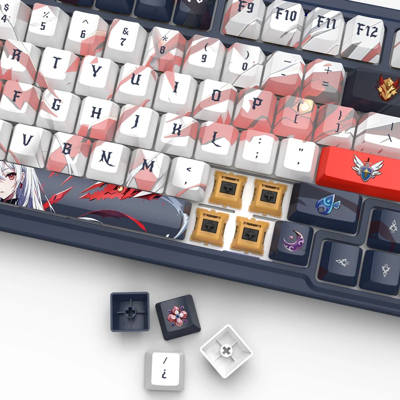 Redragon Eisa Pro SE Anime 3 Modes 98-Key Hot-Swappable RGB Mechanical Keyboard (Hi-Fi Linear Switch) (K686AK-RGB-Pro)