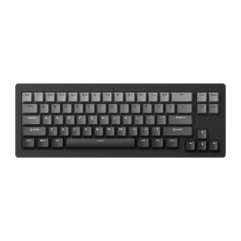 MonsGeek M7W DIY Kit Aluminum Case Multi-Mode RGB Mechanical Keyboard (Akko V3 Cream Yellow Pro) (Black, Purple, Silver)