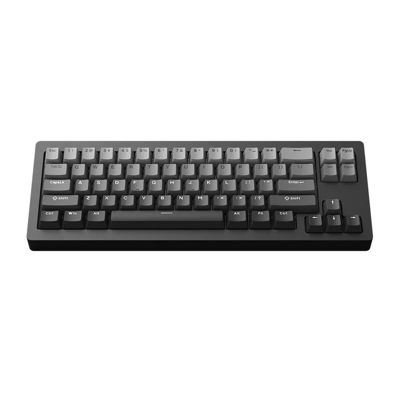 MonsGeek M7W DIY Kit Aluminum Case Multi-Mode RGB Mechanical Keyboard (Akko V3 Cream Yellow Pro) (Black, Purple, Silver)