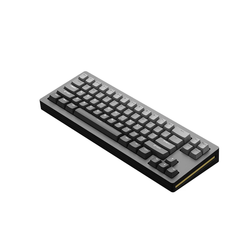MonsGeek M7W DIY Kit Aluminum Case Multi-Mode RGB Mechanical Keyboard (Akko V3 Cream Yellow Pro) (Black, Purple, Silver)
