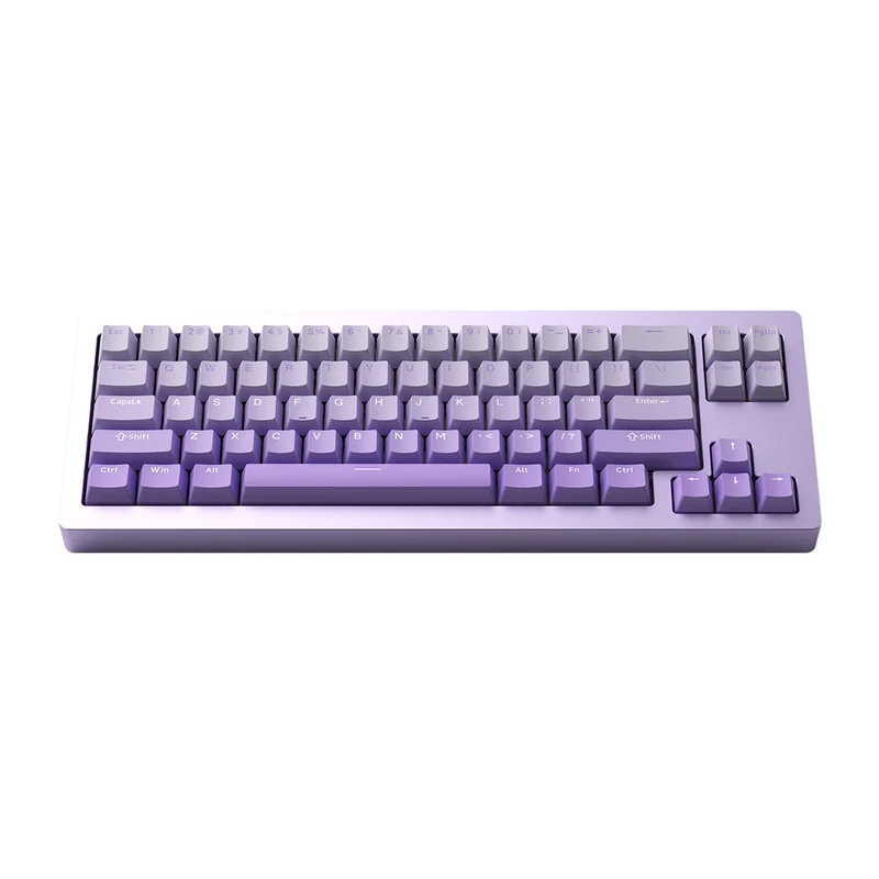 MonsGeek M7W DIY Kit Aluminum Case Multi-Mode RGB Mechanical Keyboard (Akko V3 Cream Yellow Pro) (Black, Purple, Silver)