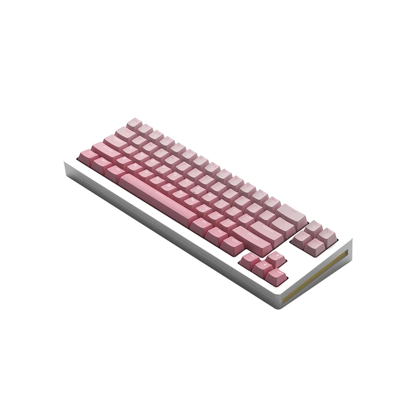 MonsGeek M7W DIY Kit Aluminum Case Multi-Mode RGB Mechanical Keyboard (Akko V3 Cream Yellow Pro) (Black, Purple, Silver)