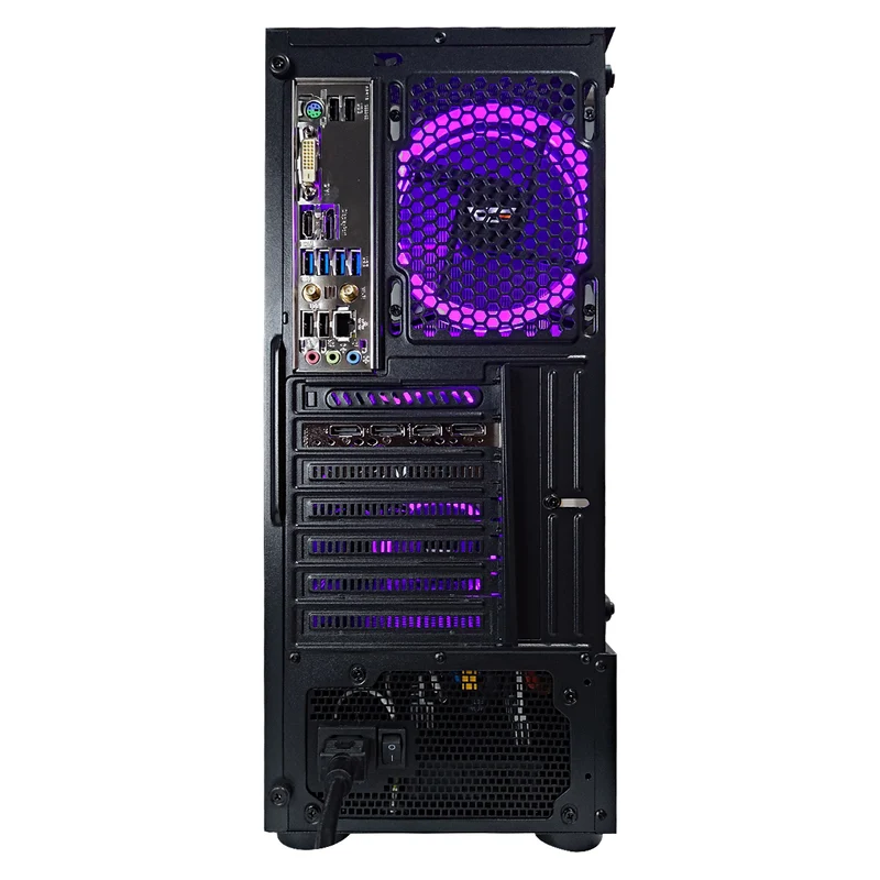 Alpha Harley V2 Black Desktop Gaming PC | AMD Ryzen 5 5500 | 16GB RAM | 500GB SSD | RTX 4060 | Windows 11 Pro